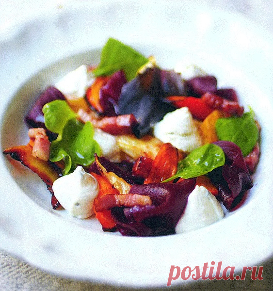 Салат с печёными овощами - DYNASTYOFCHEFS.RU