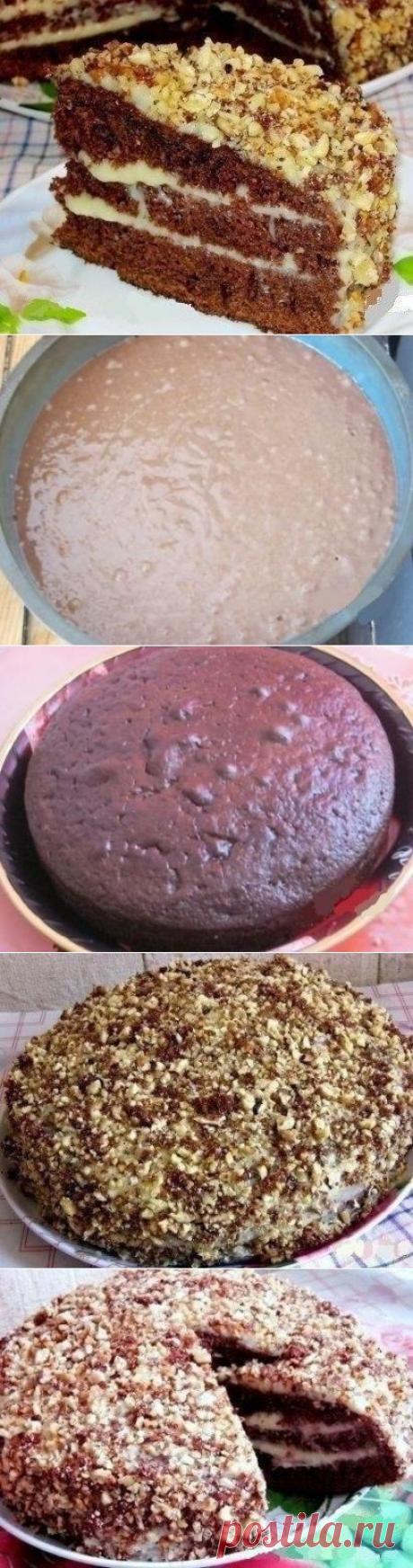 ШОКОЛАДНЫЙ ТОРТ НА КЕФИРЕ «Фантастика».