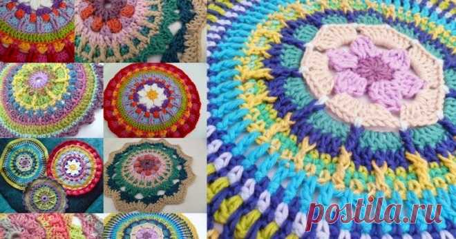 Mandala Madness.... Crochet, yarn and colour, free patterns original design and helpful crochet information