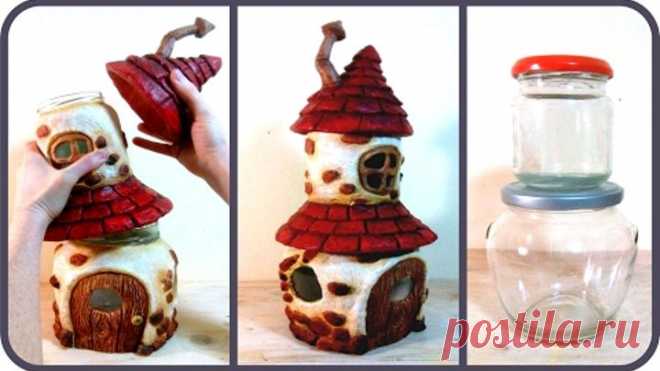 ❣DIY Fairy House with Attic using Two Jars❣