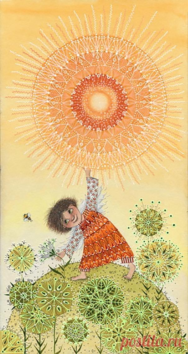 Там, где ангелы, там всегда свет. Картины Анны Черненко | Журнал Ярмарки Мастеров