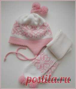 Детская шапка с ушками на вязальной машине. | Вязаный Мир. Knit World.