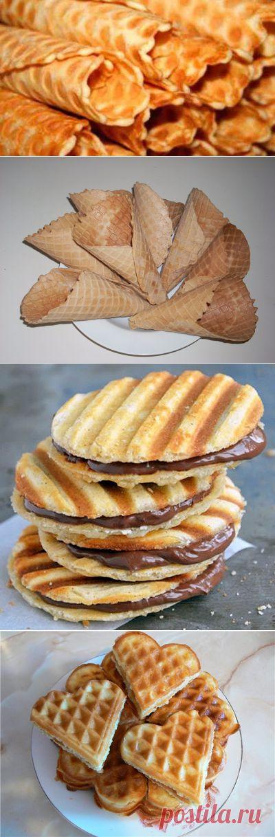 ВАФЛИ - КРАСАВИЦЫ ДЛЯ ЭЛЕКТРОВАФЕЛЬНИЦЫ !!!  **Это 30 рецептов!