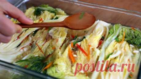 Белый Кимчи (ПЭК кимчи) рецепт - Maangchi.com