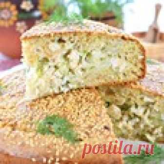 Пирог капустный с курицей Кулинарный рецепт