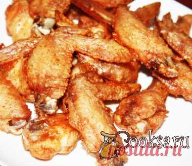 Острые куриные крылья с хрустящей корочкой в духовке фото рецепт приготовления