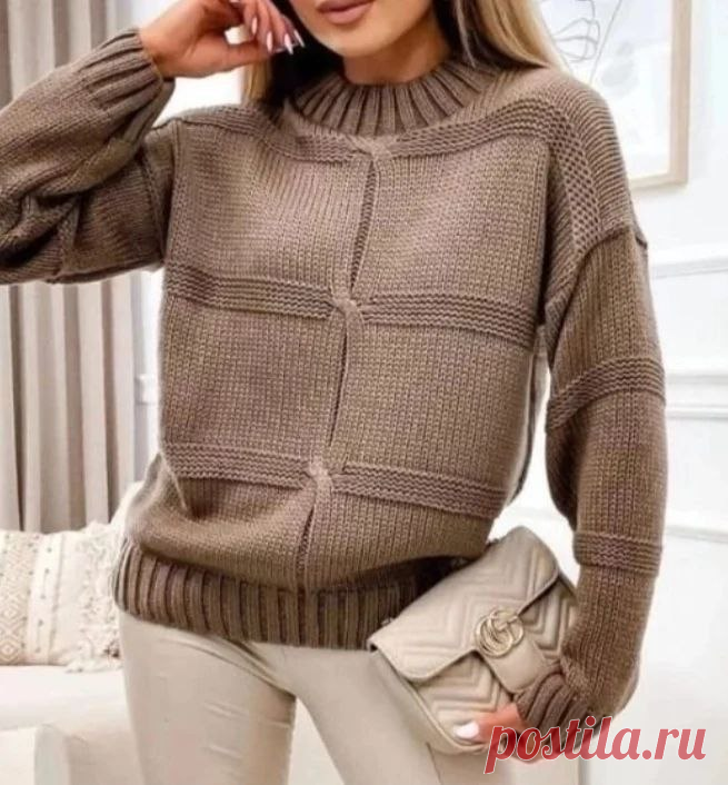 5 стильных базовых джемпера, которые подойдут любой девушке | Юлия Крутопалова | Вязание-блог ❇️ | Дзен