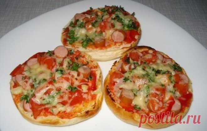 Супер-быстрые булочки-пиццы за 15 минут! | Самые вкусные кулинарные рецепты