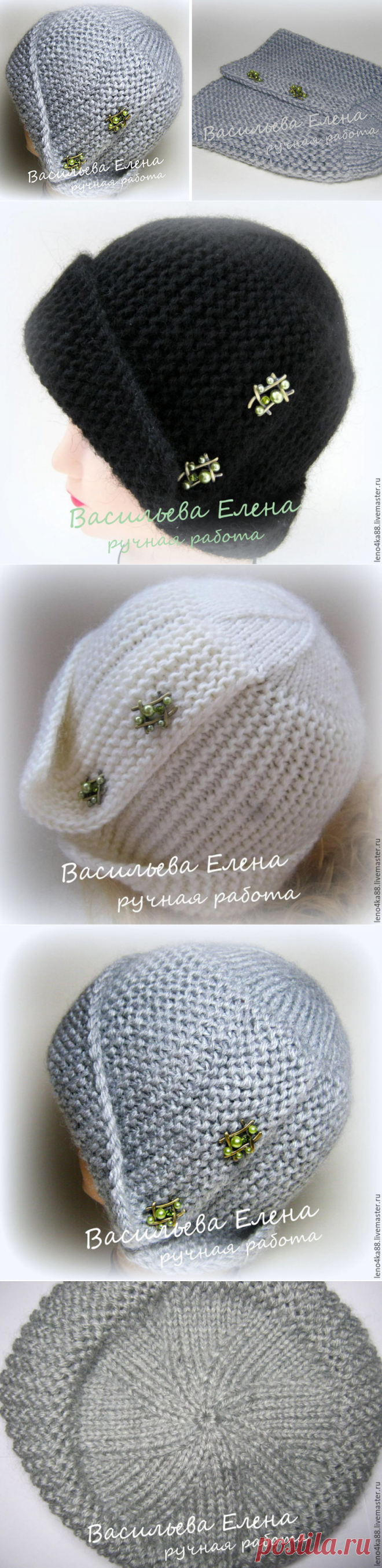 Вяжем спицами шапочку «Робин» - Ярмарка Мастеров - ручная работа, handmade