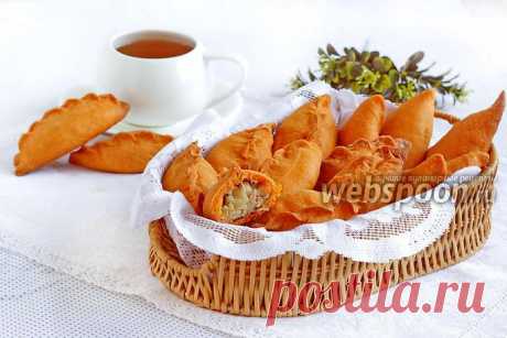 Песочные пирожки с мясом и капустой