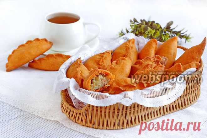 Песочные пирожки с мясом и капустой
