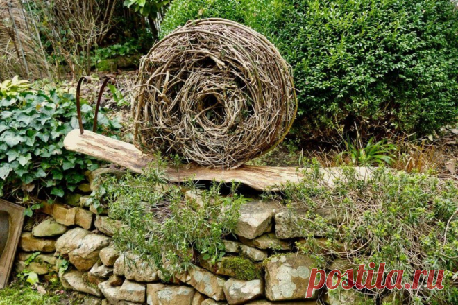 Декор из прутьев в саду: оригинальные идеи - Planetalsad