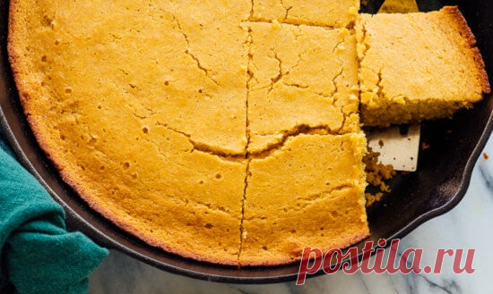 Рецепт: Кукурузный хлеб с медовым маслом | Молодой кондитер,старый кулинар | Яндекс Дзен