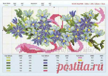 Вышивка, крестик, гладь, алмазная вышивка. Схемы