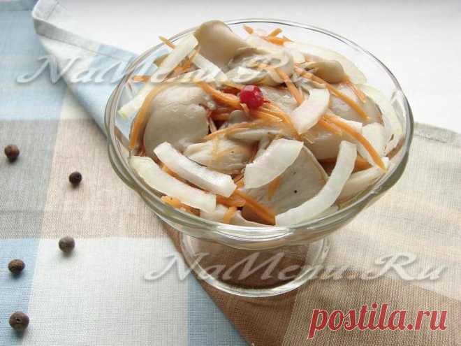 Вешенки по-корейски с морковью, рецепт
