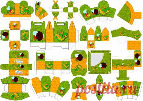 Fiesta de Dinosaurios: Cajas para Cumpleaños para Imprimir Gratis. | Ideas y material gratis para fiestas y celebraciones Oh My Fiesta!