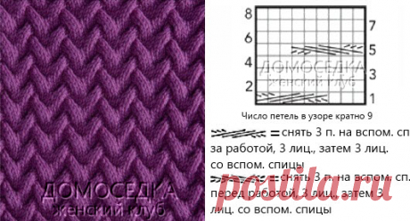 Красивые косы спицами | ДОМОСЕДКА