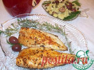 Скумбрия с картофельным салатом. По мотивам рецепта Джейми Оливера - кулинарный рецепт