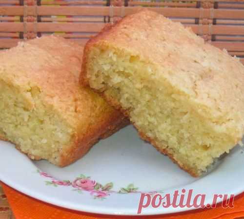 Мокрый манник - это нечто очень вкусное и нежное