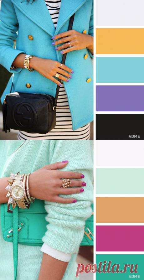 15 нежных цветовых сочетаний в одежде для этой весны