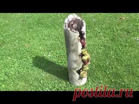 Beton Pflanzenturm