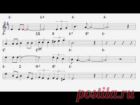 Besame mucho Consuelo Velazquez Bolero Tenor Sax