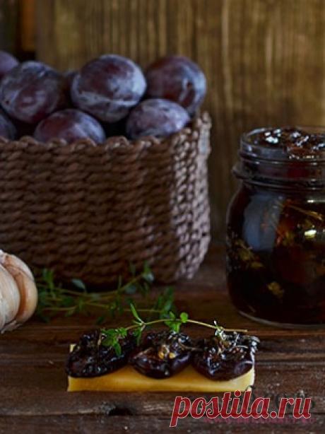 Вяленая слива в медовом маринаде