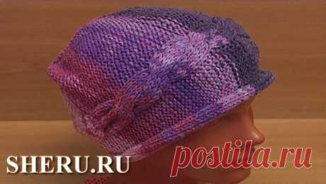 Шляпки женские вязаные спицами