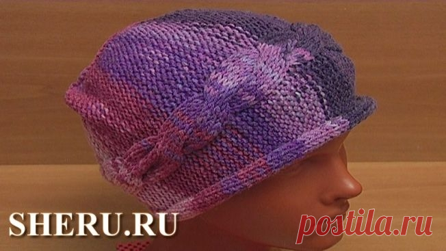 Шляпки женские вязаные спицами