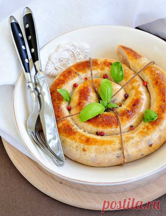 Ароматная куриная колбаса рецепт с фотографиями