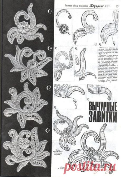 Завитки и фантазийные цветы | Золотые Руки