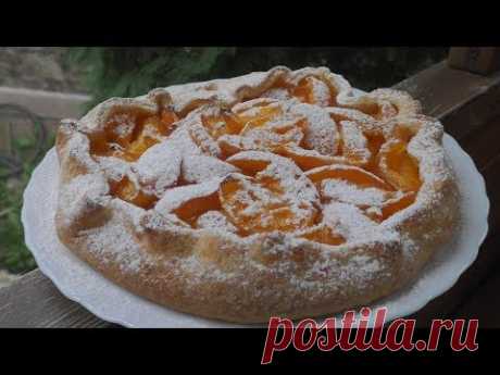 ПИРОГ с абрикосами Очень простой и вкусный ГАЛЕТА