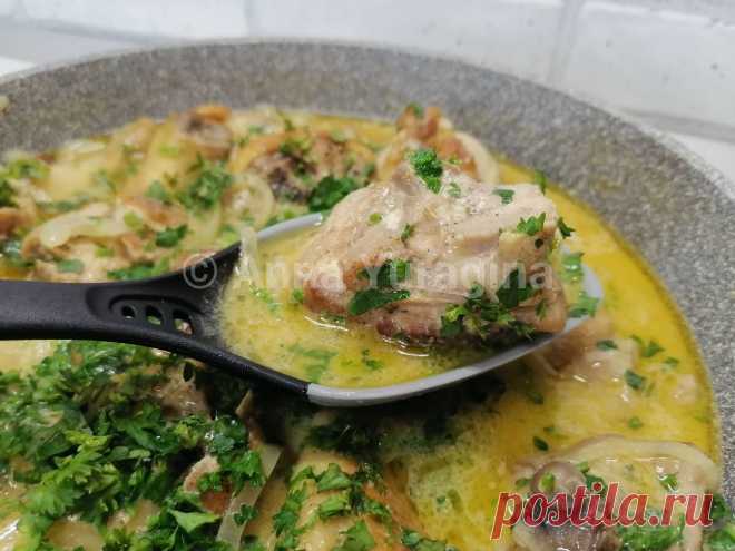 Нежнейшая курица в луковом соусе | Анна Юрагина | Простые рецепты | Пульс Mail.ru 30 минут и вкуснейшее блюдо готово