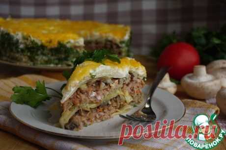 Мясной пирог «Бабушкин голубчик»