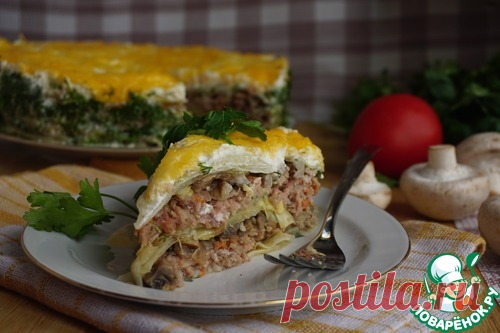 Мясной пирог «Бабушкин голубчик»