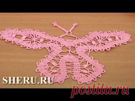 Элементы брюггского кружева - бабочка. часть 1 из 3