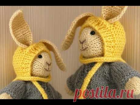 Заяц спицами. Подробное описание |DIY - how To Knit Toys