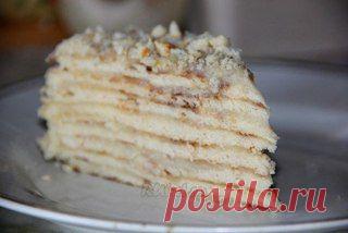 Торт "Минутка" без выпечки | Готовим вместе