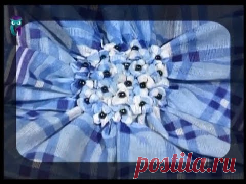 Создаем из носовых платков замечательные броши в стиле 