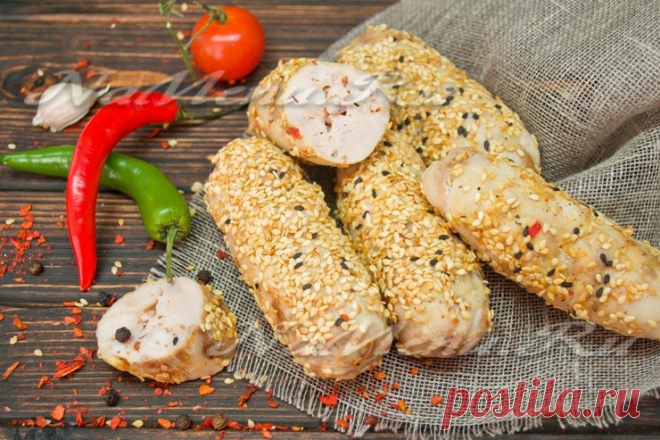 Куриные сардельки на пару в домашних условиях, рецепт