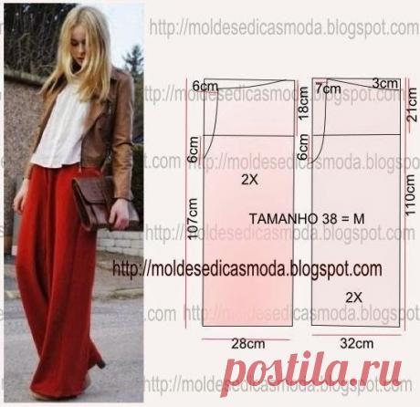 Брючки женские: несложный крой