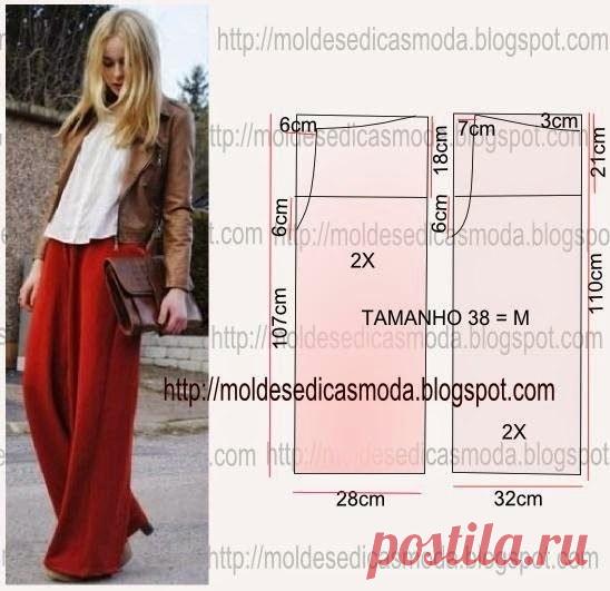 Брючки женские: несложный крой