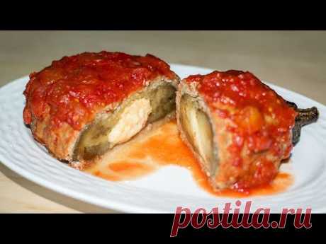 БАКЛАЖАН ФАРШИРОВАННЫЙ! Запеченный Сыром в Мясном Фарше ✧ Ирина Кукинг