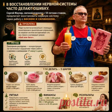 🕯️ Ошибка, которую все совершают при сбое нервной системы. 17 минут в день, чтобы это исправить. Когда нервная система даёт сбой Статья автора «Свечи, деньги, два станка: Хроники свечного барона» в Дзене ✍: Когда нервная система даёт сбой, вы чувствуете это всем телом.
