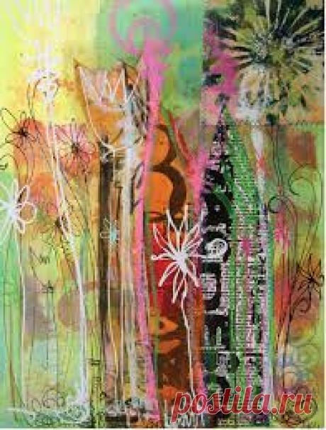 art mixed media and textile crafts for creativity - Поиск в Google
