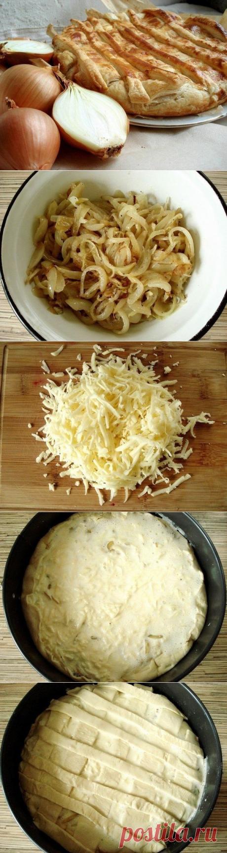 Как приготовить луковый пирог / onion pie  - рецепт, ингридиенты и фотографии
