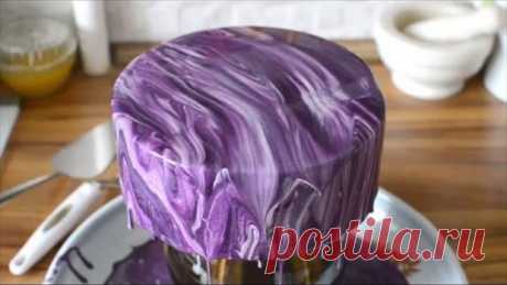 Зеркальная глазурь процесс (mirror glaze glazing)