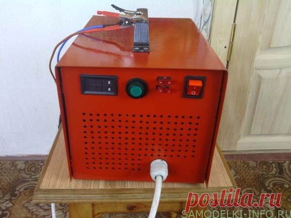 Самодельное зарядное устройство для автомобильного аккумулятора: схема, фото и описание