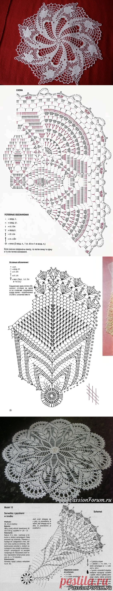 САЛФЕТКИ КРЮЧКОМ.