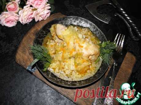 Курица с капустой и рисом - кулинарный рецепт